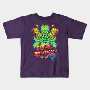 Cthulhu from the Black Lagoon Kids T-Shirt